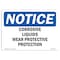 Signmission OSHA, Corrosives Materials Wear Necessary Protection, 14in X 10in Rigid Plastic, NS-P-1014-L-10839 OS-NS-P-1014-L-10839 - alternate 1